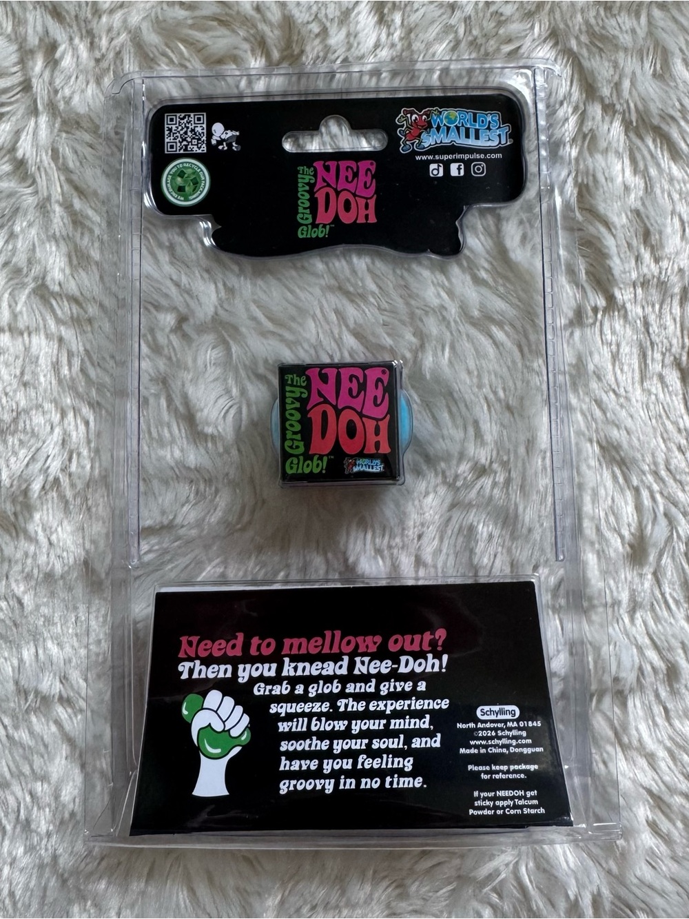 BNIB Authentic Schylling NeeDoh Bundle - Glowy Ghost Squeezza Swirl Dream Drop - Picture 7 of 11